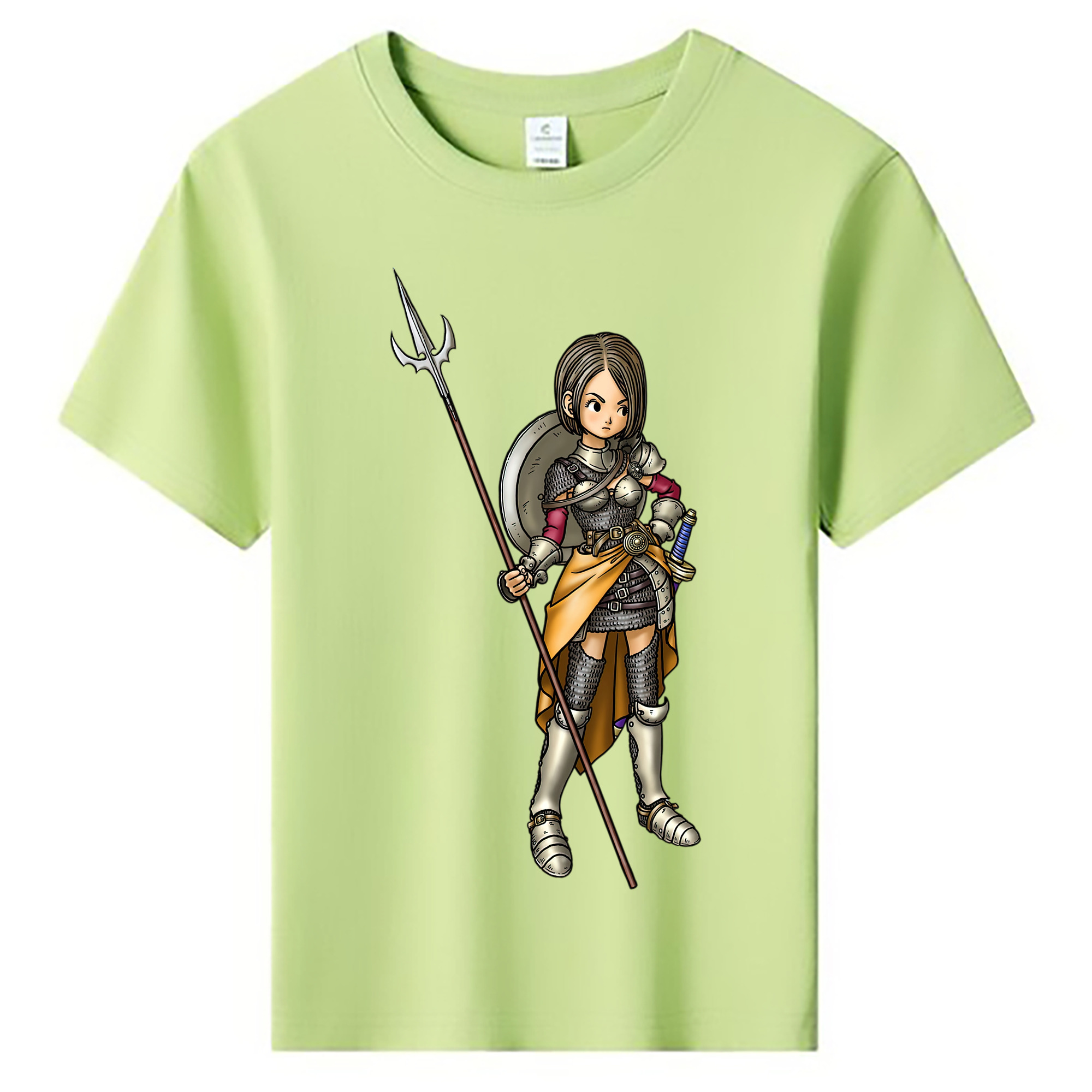 （画像用） ドラゴンクエスト Doragon Kuesuto Dragon Quest 綿100％キッズTシャツ（フロントプリント）
